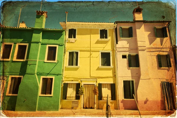 Burano, Veneza — Fotografia de Stock