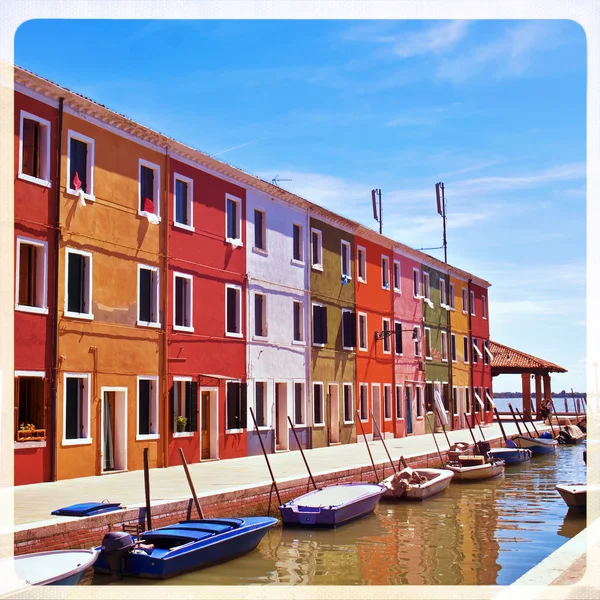 Burano, Veneza — Fotografia de Stock