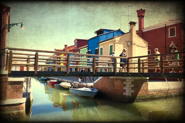 Burano, Benátky — Stock fotografie