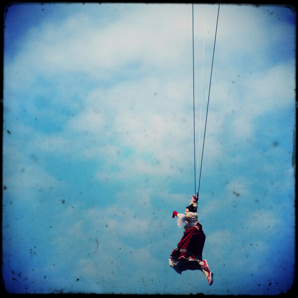 Полет голубя с колокольни площади Святого Марка в V веке
