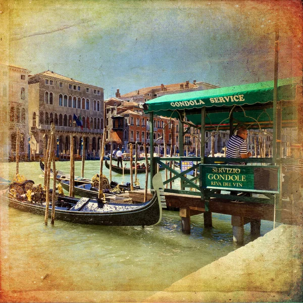 Venezia, Italia, Den store kanalen – stockfoto