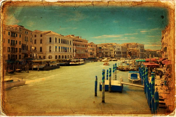 Canal Grande Venetië, Italië, — Stockfoto