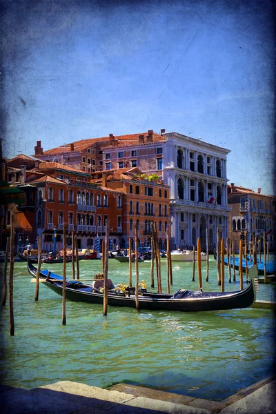 Canal Grande Venedig, Italien, — Stockfoto