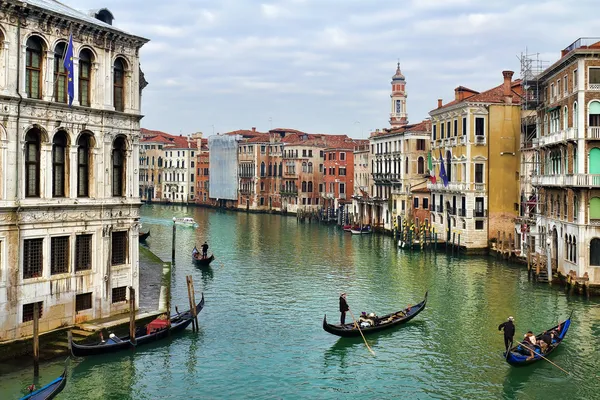 Canal Grande w Wenecji, Włochy, — Zdjęcie stockowe