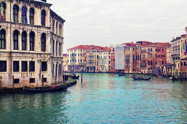 Canal Grande w Wenecji, Włochy, — Zdjęcie stockowe