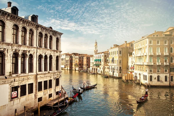 Venice, Italia, grand canal — Stok Foto