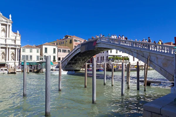 Canal Grande Venetië, Italië, — Stockfoto