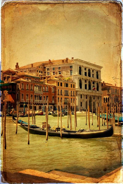 Canal Grande Venetië, Italië, — Stockfoto