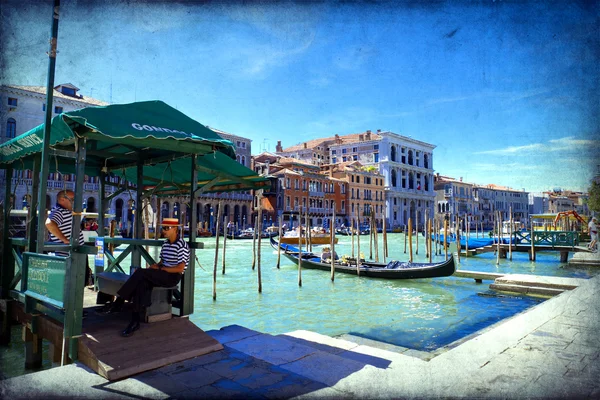 Venedig, Italien, Canal Grande - Stock-foto