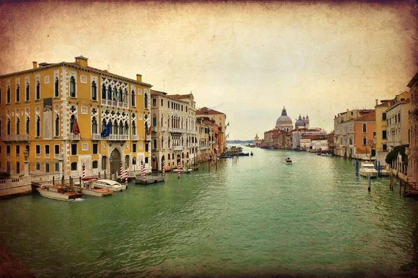 Canal Grande Venetië, Italië, — Stockfoto