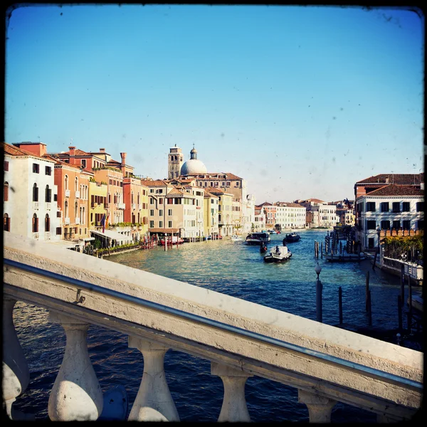 Canal Grande Venetië, Italië, — Stockfoto