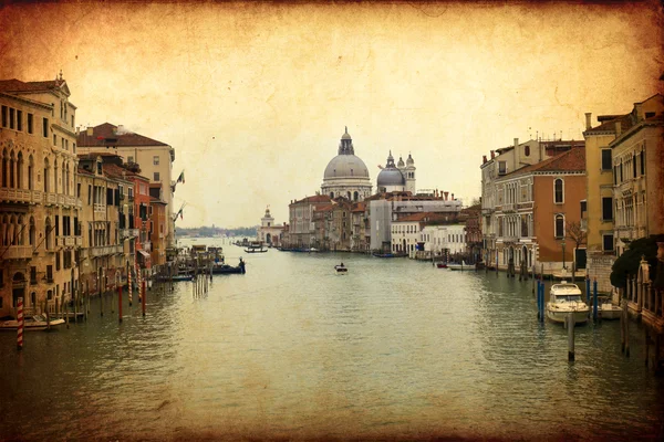 Canal Grande Venetië, Italië, — Stockfoto