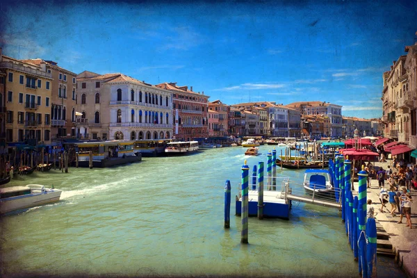 Canal Grande w Wenecji, Włochy, — Zdjęcie stockowe