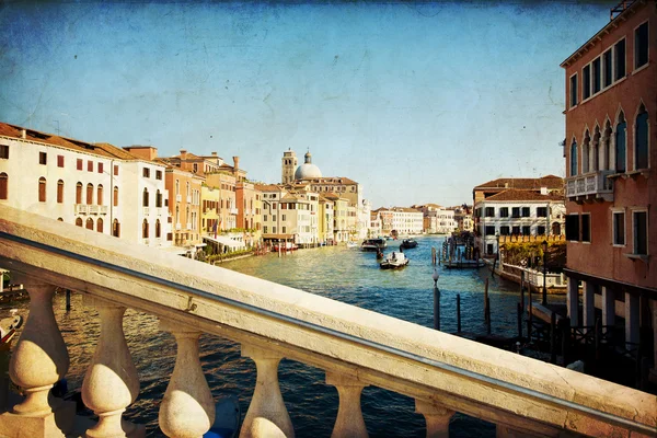 Canal Grande Venetië, Italië, — Stockfoto