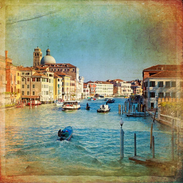 Canal Grande Venedig, Italien, — Stockfoto