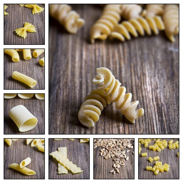 Collage - Italian Pasta — Stock Photo, Image
