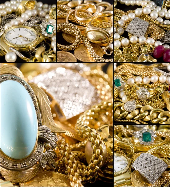 Gold jewels — Stock Photo, Image