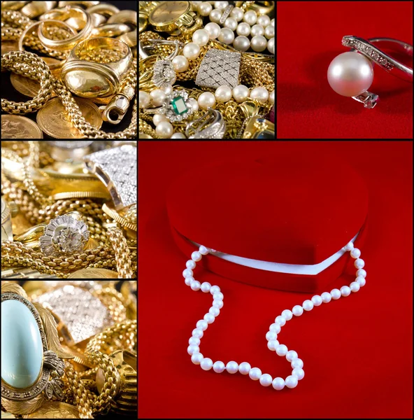 Joyas de oro — Foto de Stock