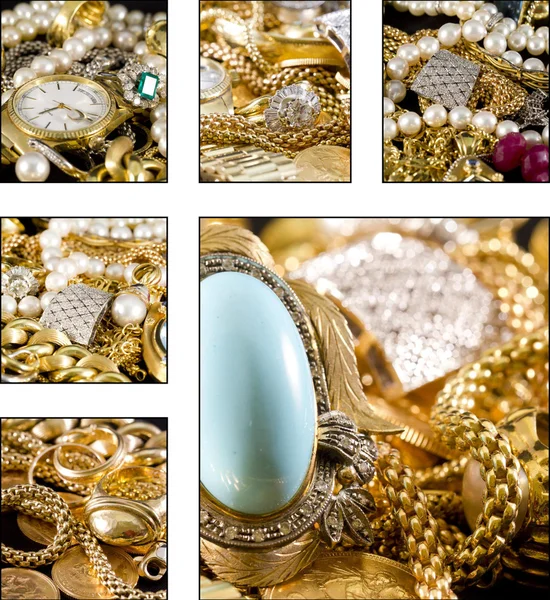 金の宝石 — ストック写真