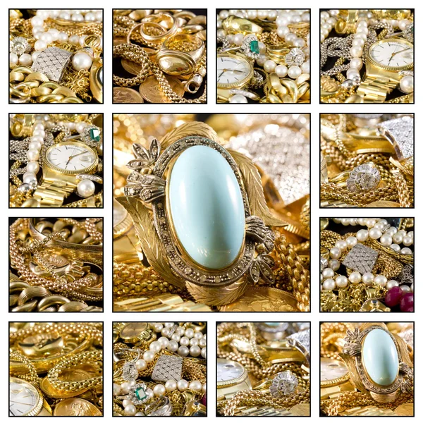 Joyas de oro — Foto de Stock