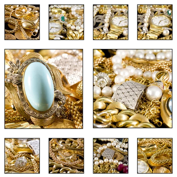 Joyas de oro — Foto de Stock