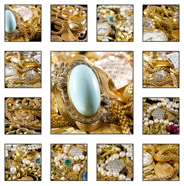 Gold jewels — Stock Photo, Image