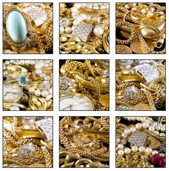 Gold jewels — Stock Photo, Image