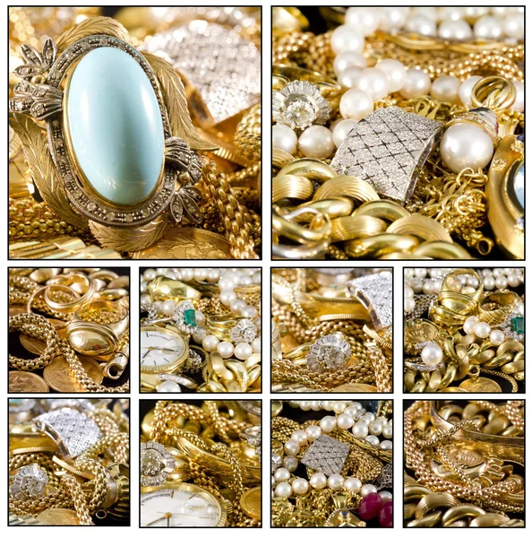 Gold jewels — Stock Photo, Image