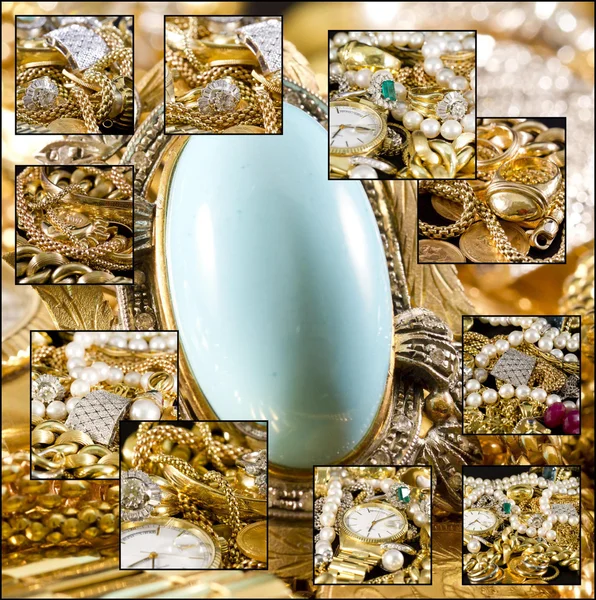 Gold jewels — Stock Photo, Image