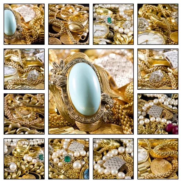 Joyas de oro — Foto de Stock