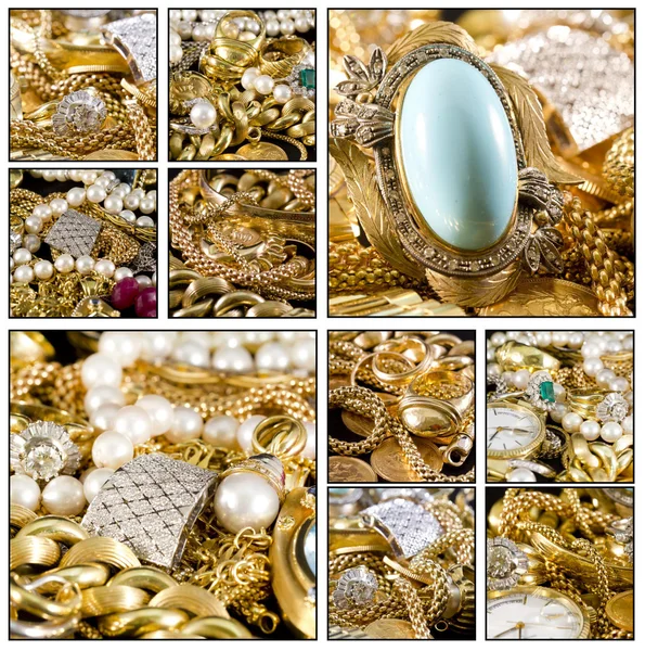 Joyas de oro — Foto de Stock