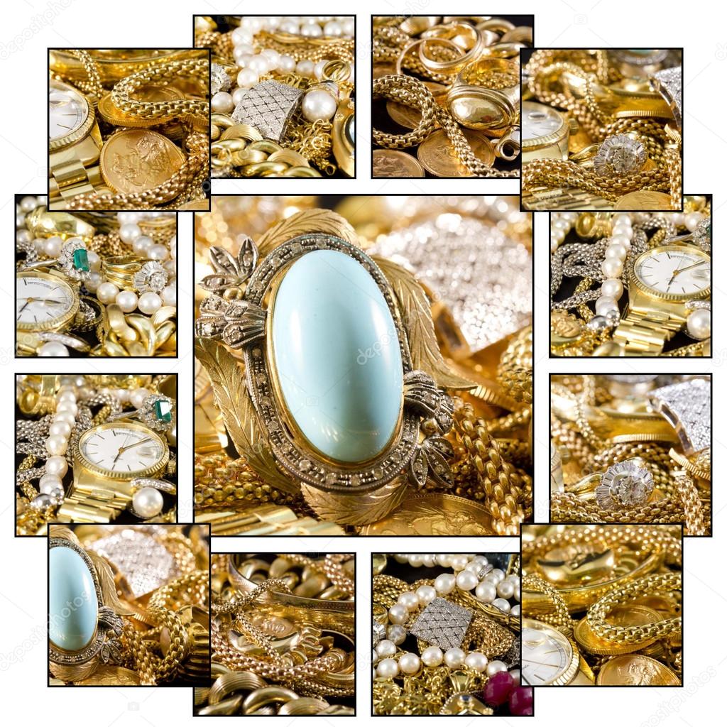 Gold jewels — Stock Photo © lachris77 48540037