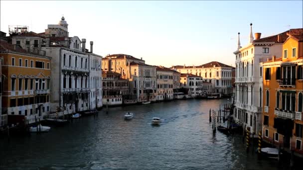 Veneza, itália, grande canal — Vídeo de Stock