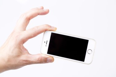 Beyaz smartphone