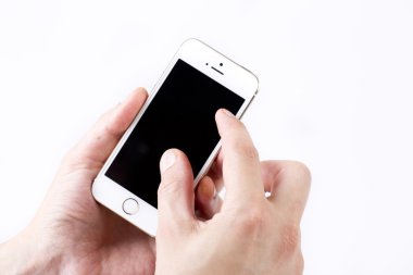 Beyaz smartphone