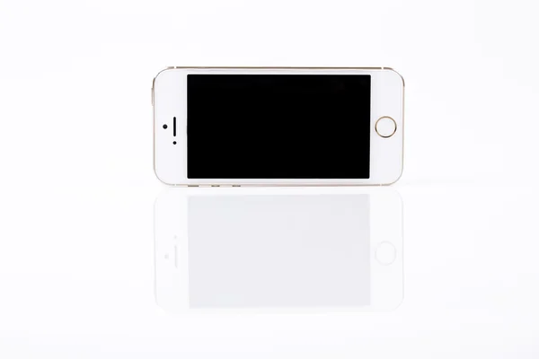 White mobile smart phone — Stock Photo, Image