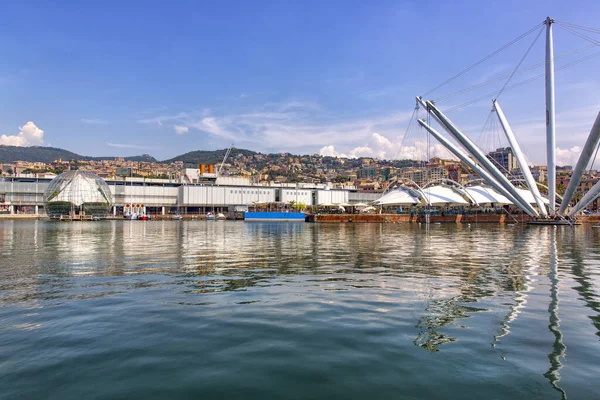 Beautiful View Ancient Port Genoa Biosphere Italy — Stock Photo, Image