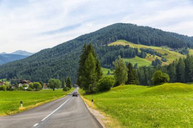 Beautiful view of the Val Pusteria, in South Tyrol