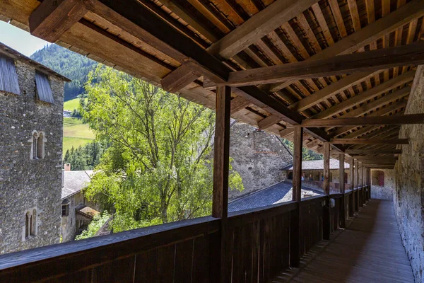 Castello Taufers Campo Tures Valle Aurina Vicino Brunico Alto Adige — Foto Stock