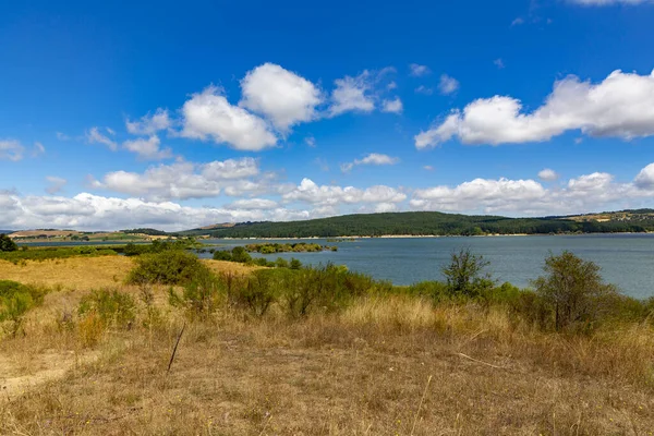 Lago Cecita Parque Nacional Sila Localizado Camigliatello Silano Itália — Fotografia de Stock