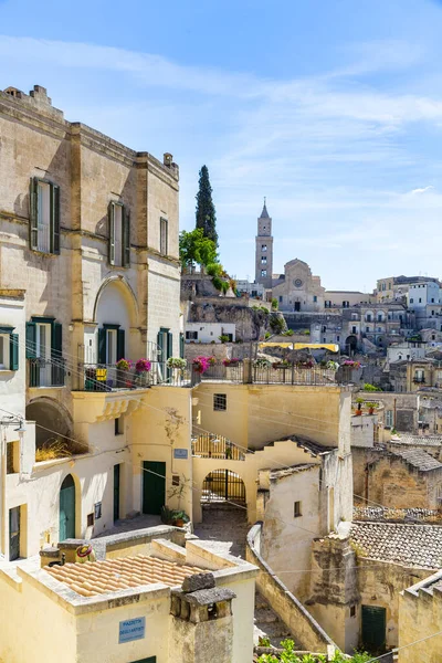 Krásný Výhled Materu Město Basilicata Dědictví Unesco — Stock fotografie