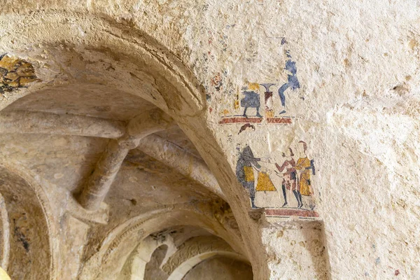 Matera Nın Güzel Manzarası Basilicata Şehri Unesco Mirası — Stok fotoğraf