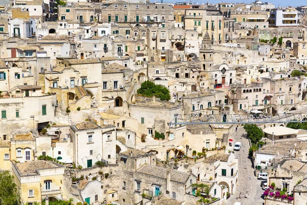 Beautiful View Matera City Basilicata Unesco Heritage — Stock Photo, Image