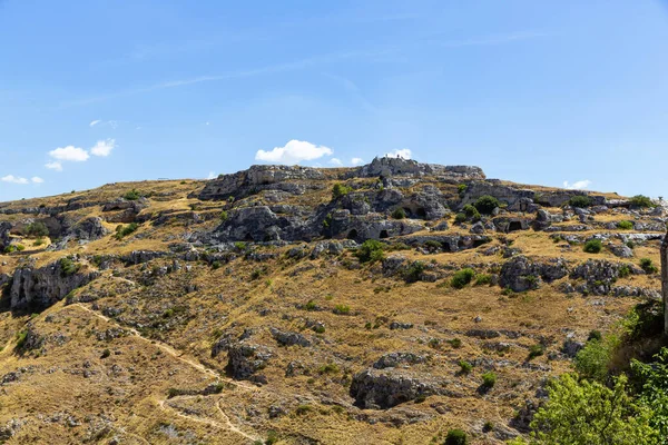 Krásný Výhled Materu Město Basilicata Dědictví Unesco — Stock fotografie