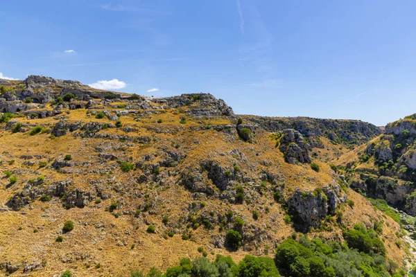 Krásný Výhled Materu Město Basilicata Dědictví Unesco — Stock fotografie