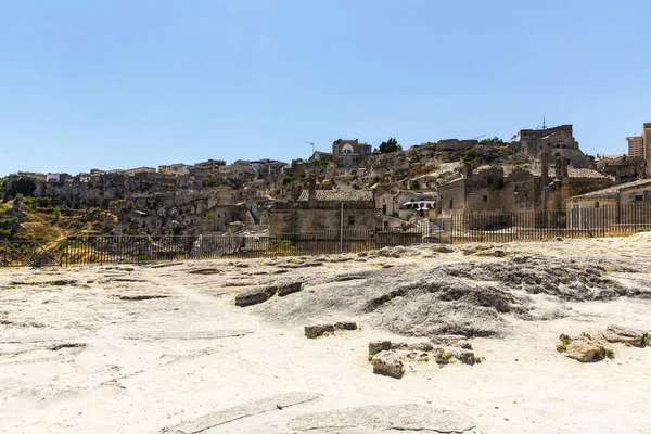 Prachtig Uitzicht Matera Stad Basilicata Unesco Erfgoed — Stockfoto