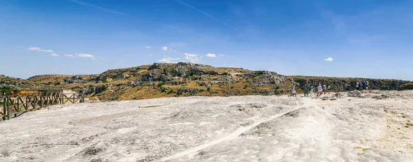 Piękny Widok Materę Miasto Basilicata Dziedzictwo Unesco — Zdjęcie stockowe