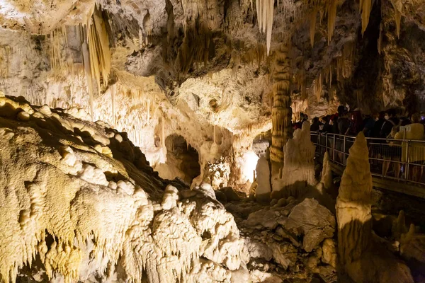 Beautiful View Frasassi Caves Grotte Frasassi Huge Karst Cave System — Foto de Stock
