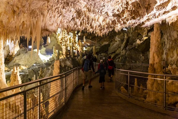 Beautiful View Frasassi Caves Grotte Frasassi Huge Karst Cave System — Foto de Stock