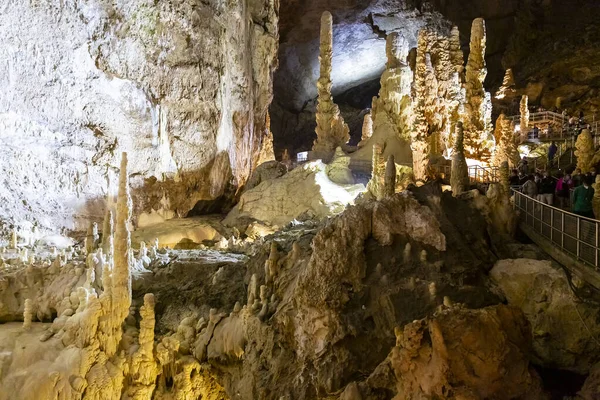 Beautiful View Frasassi Caves Grotte Frasassi Huge Karst Cave System — ストック写真